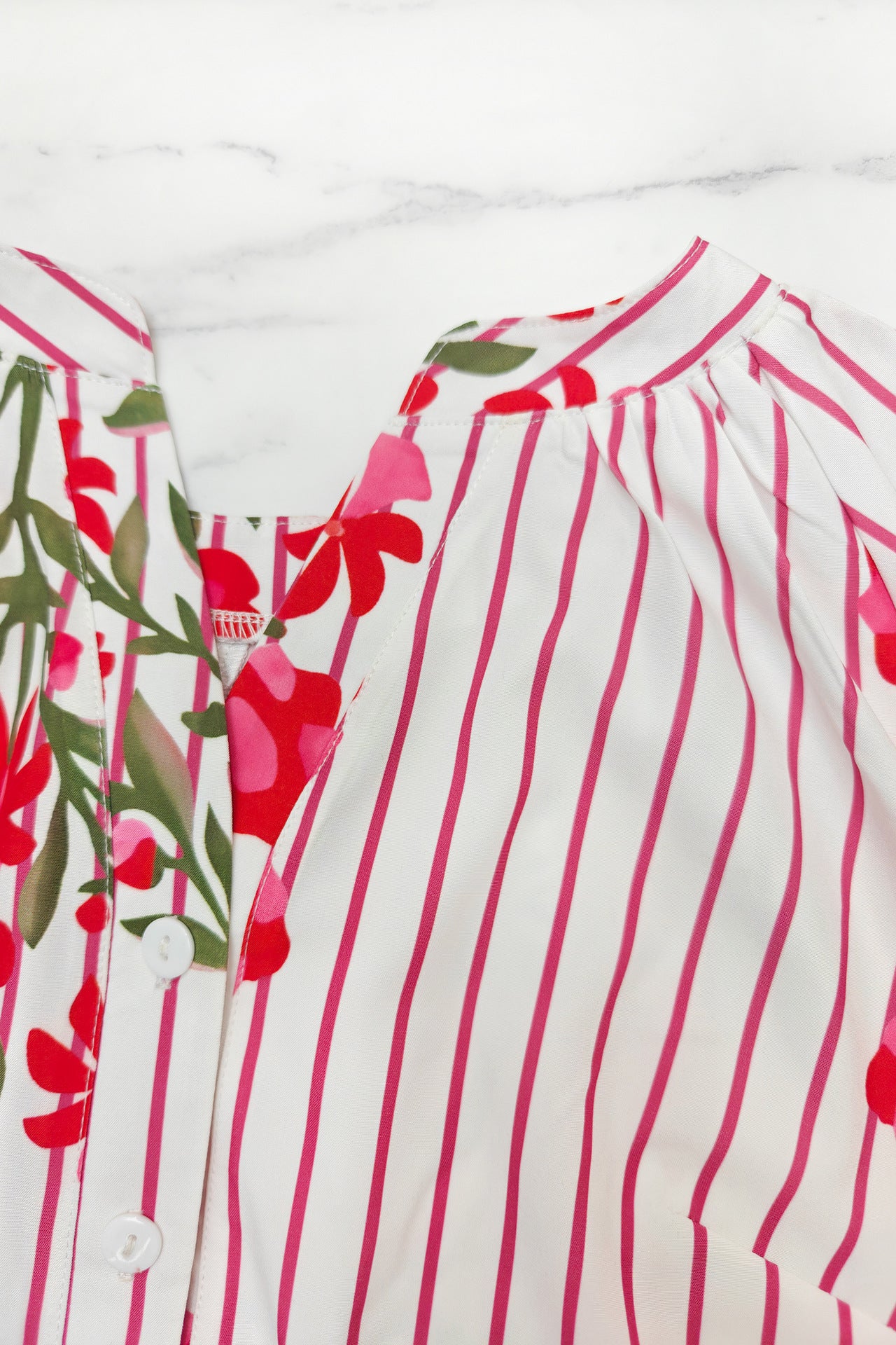 Women Casual Holiday V-Neck Three-Quarter Sleeve Dress 7