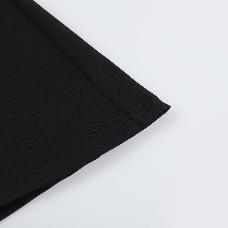 Chic Off-Shoulder Slit Dress Spring Slim Long Dress for Women 18