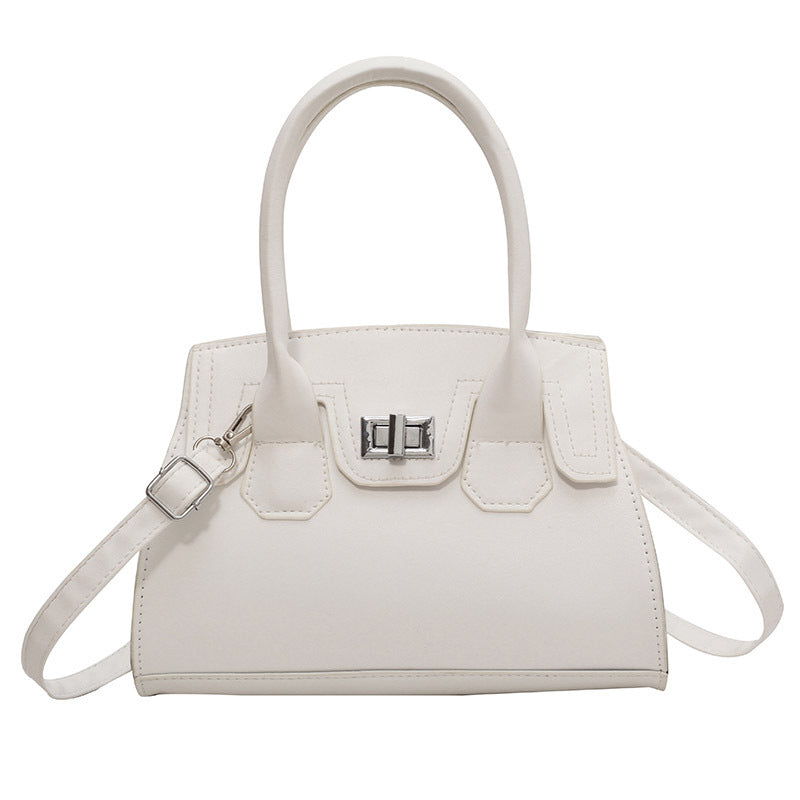 Bag Handbag Solid Color Simple Shoulder Messenger Bag Ladies Bag 5