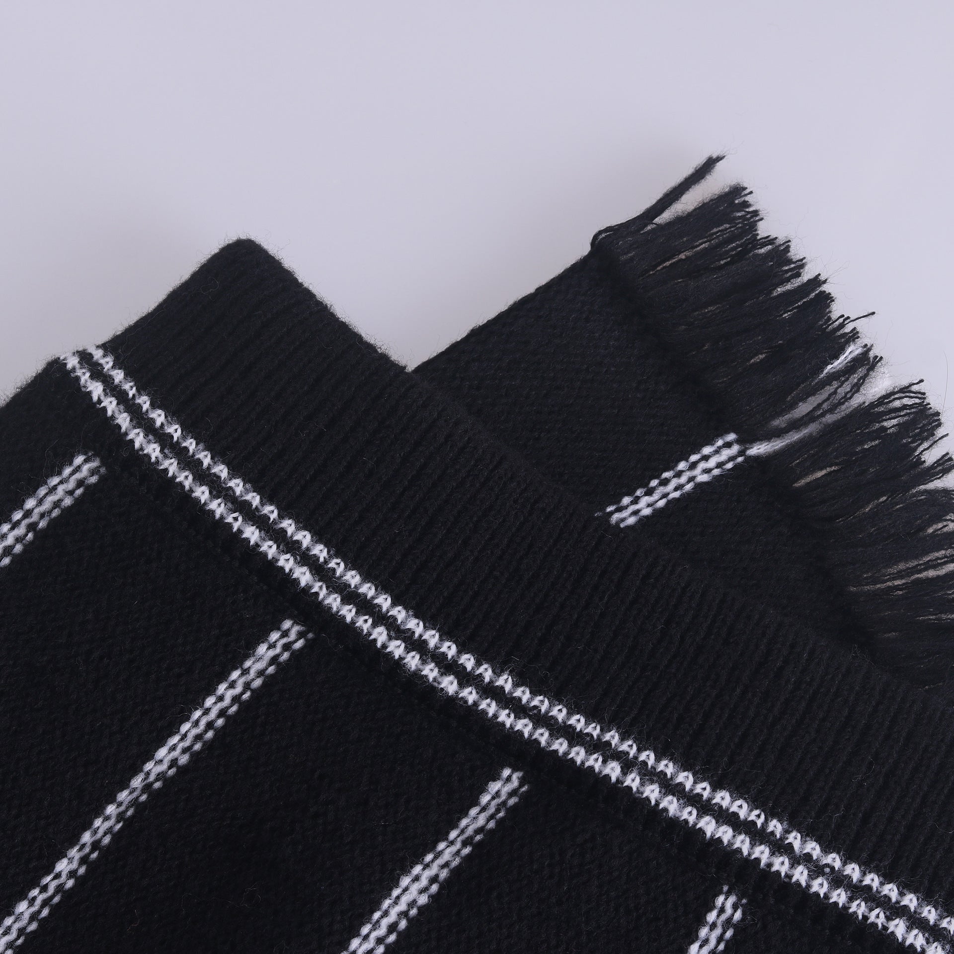 Women's Striped Fringed Knitting Skirt 23