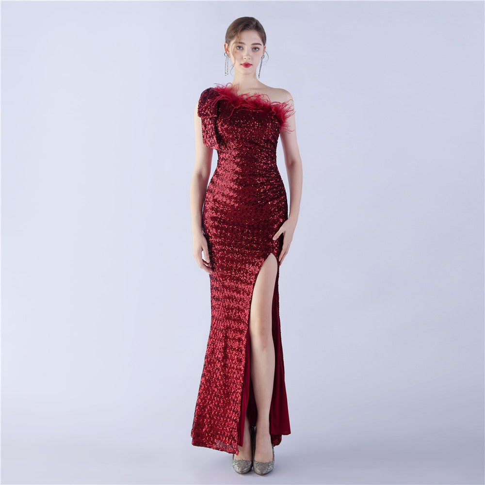 Plus Size Women Sequin Formal Party Evening Dress 14