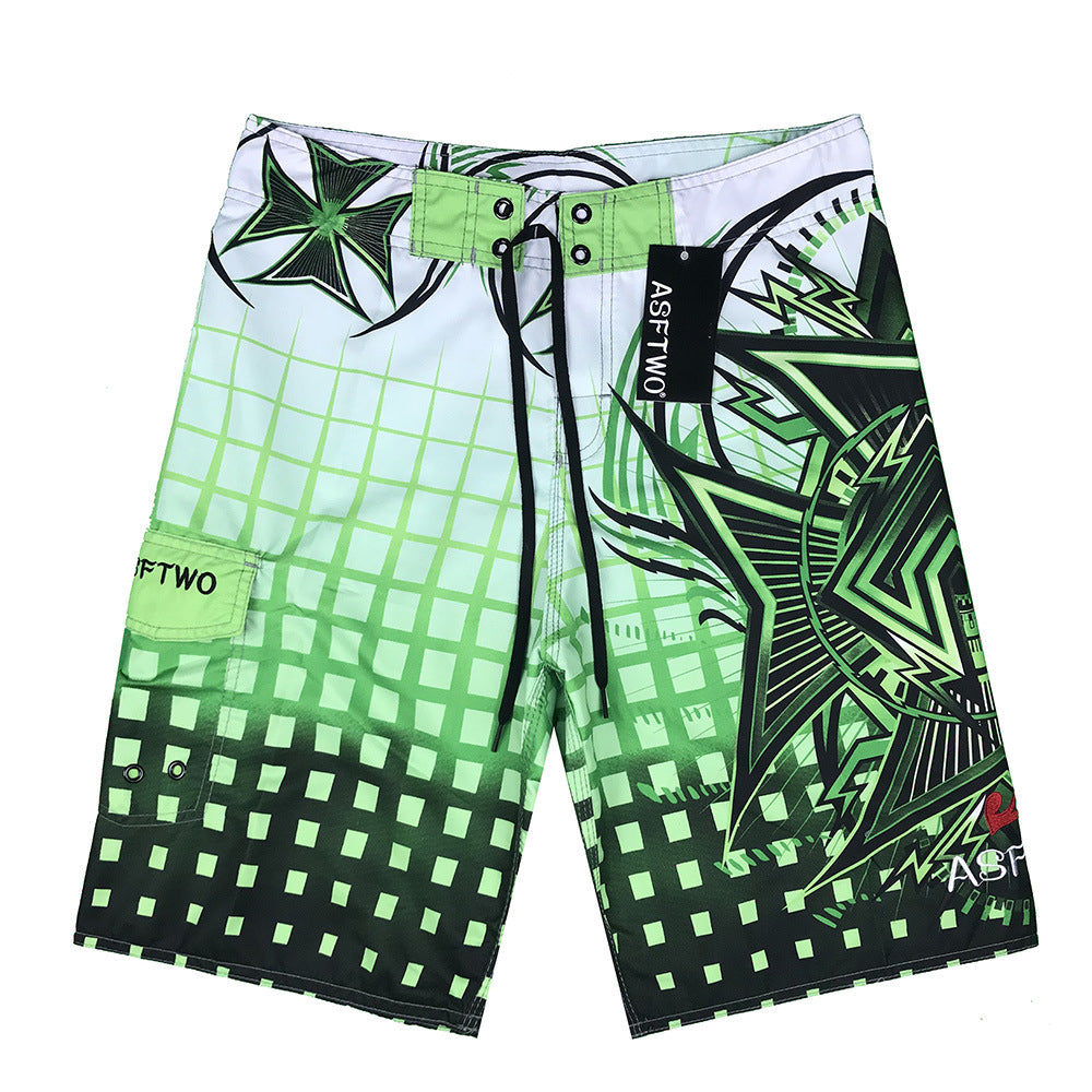 Men's fitness surfing quick-drying beach pants shorts 38