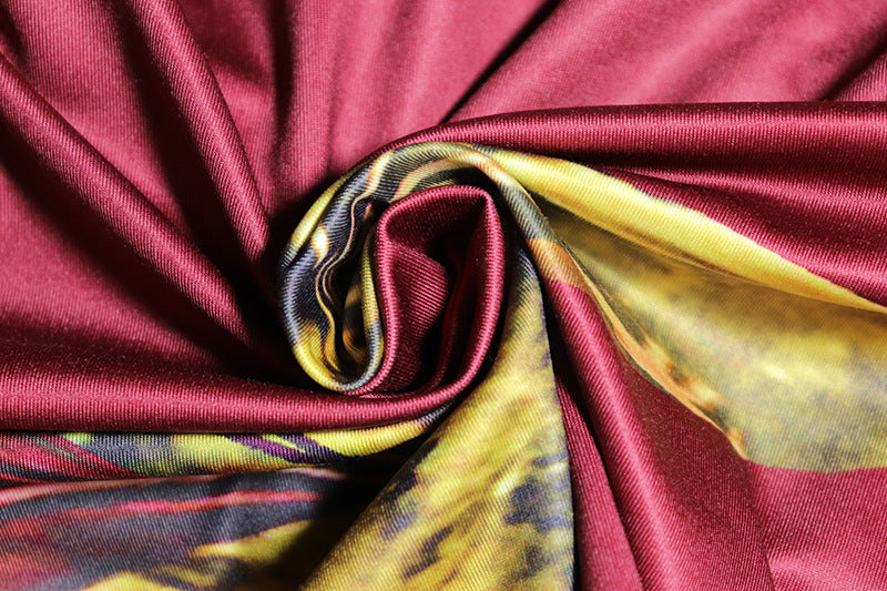 Women's Long Sleeve Crop Top Fashion Breasted Two-Piece Skirt Set 20