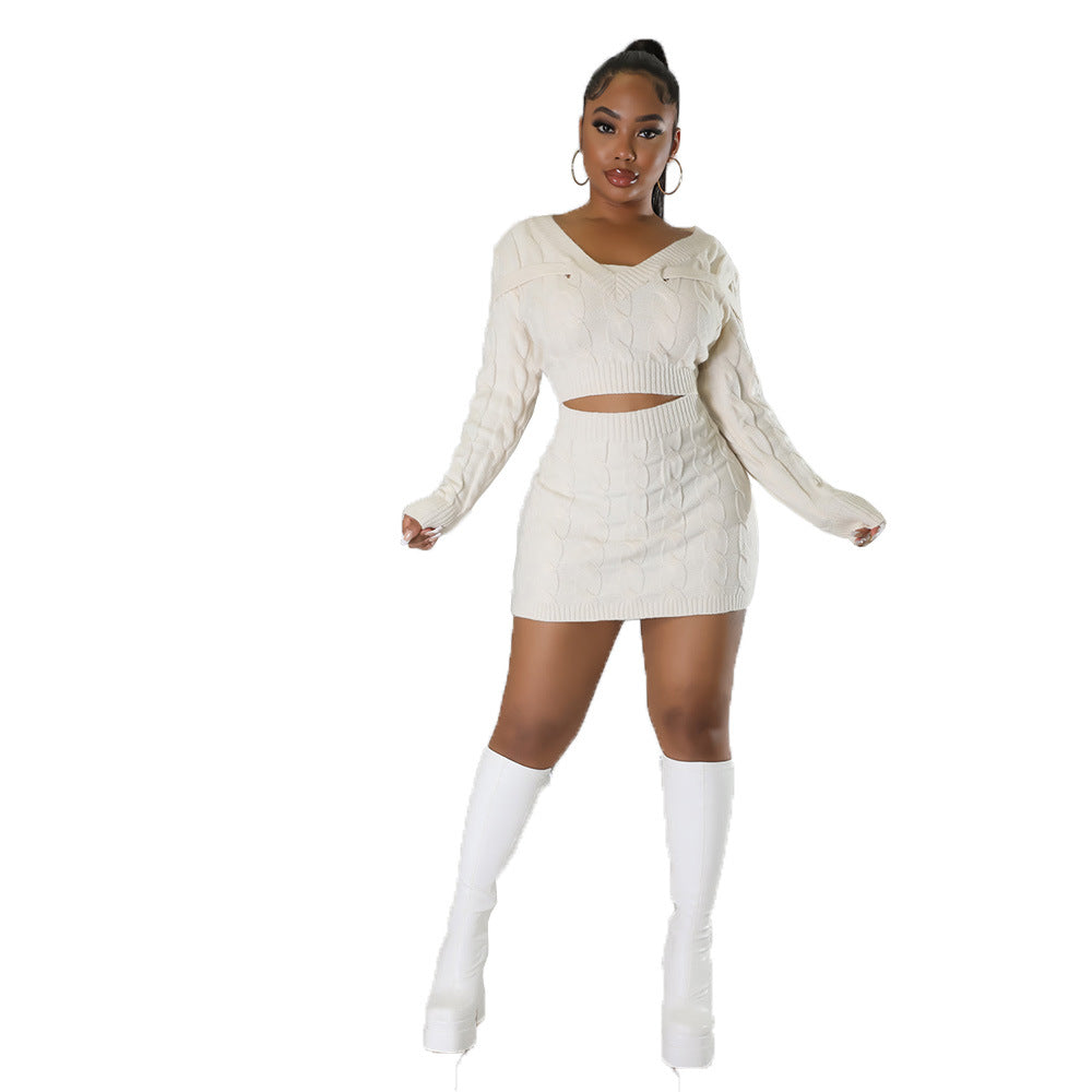 Women Sexy Sweater Bodycon Dress