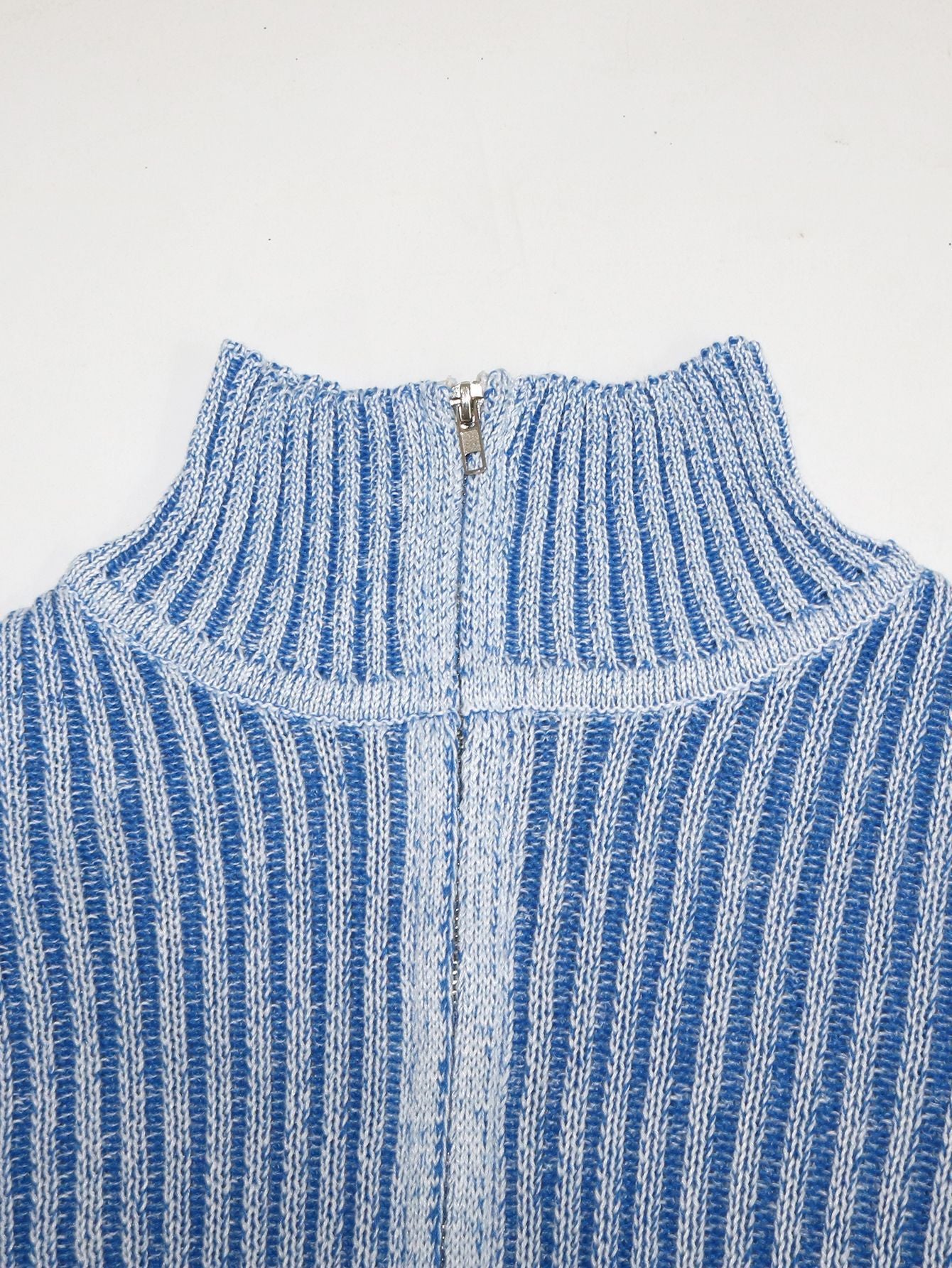 Women Knitting zipper sweater jacket 11