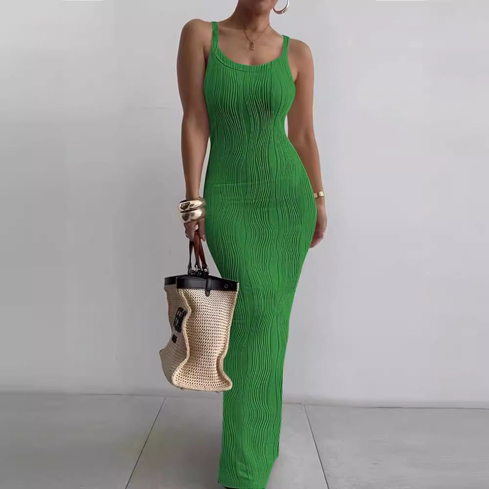 Women Summer Sleeveless Maxi Dress 7