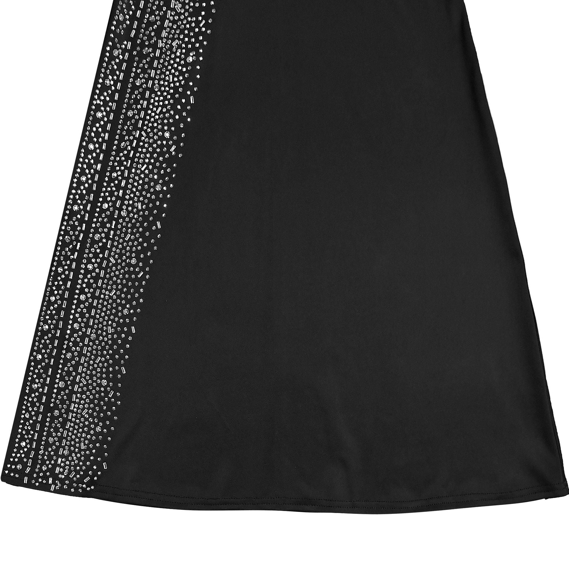 Women's Chic Elegant Beaded Half Sleeve V-Neck Fashionable Dress 21