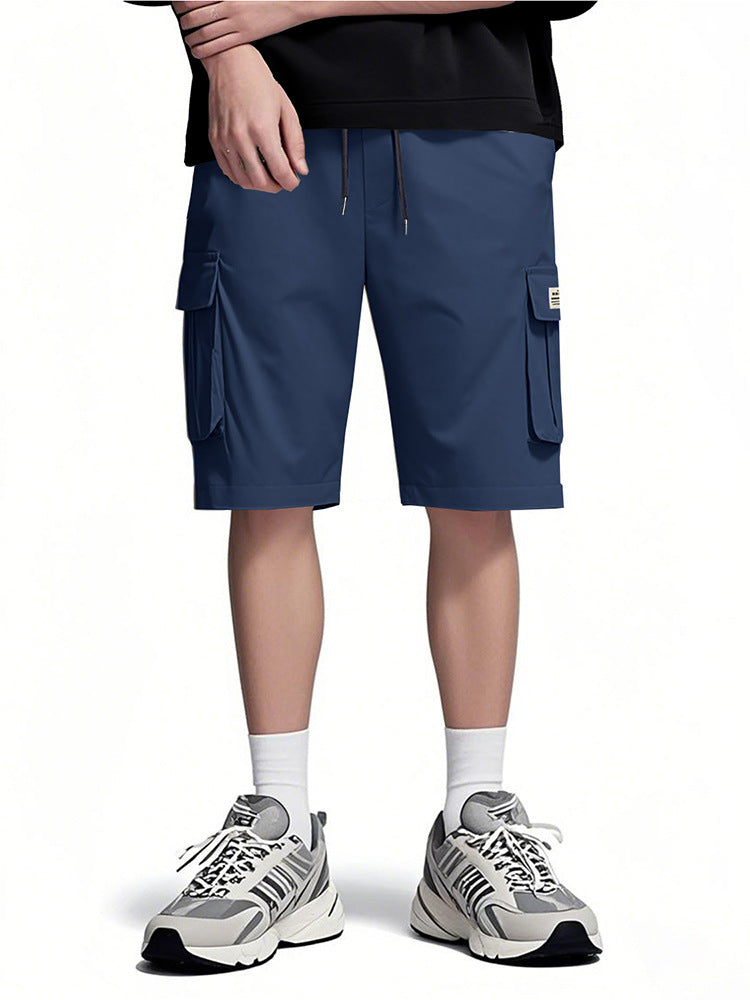 Men's Summer Pocket Knee-Length Shorts 3