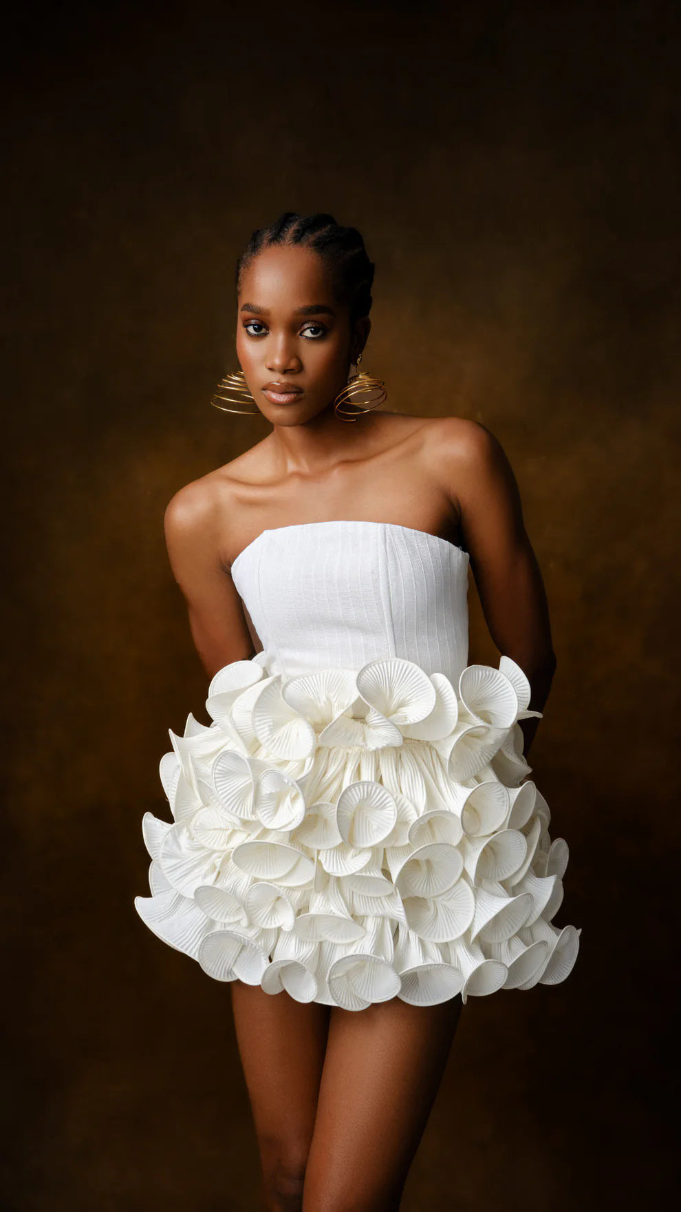 Luxury Sexy Strapless Lace Patchwork Mini Dress 6