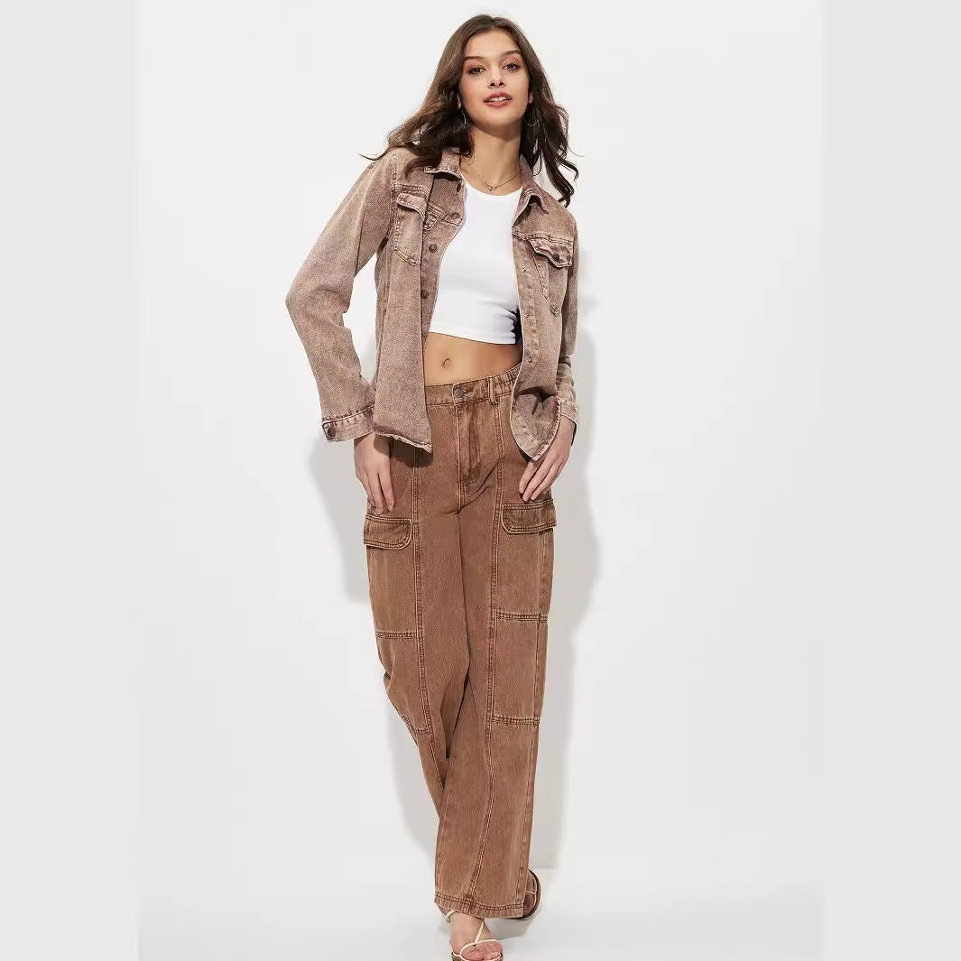 Women's Fashion Loose Denim Jacket 4