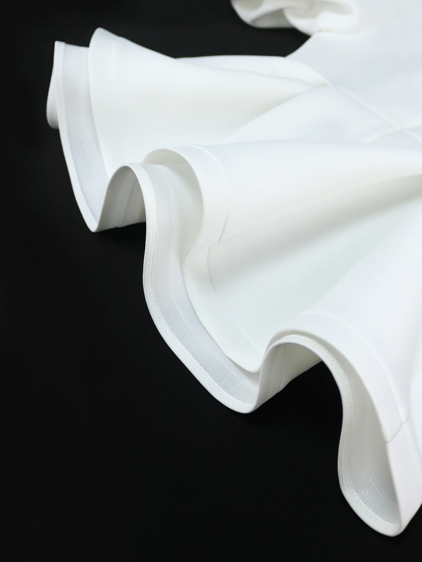 Plus Size Women Balloon Sleeves Turndown Collar Embroidered Top 18