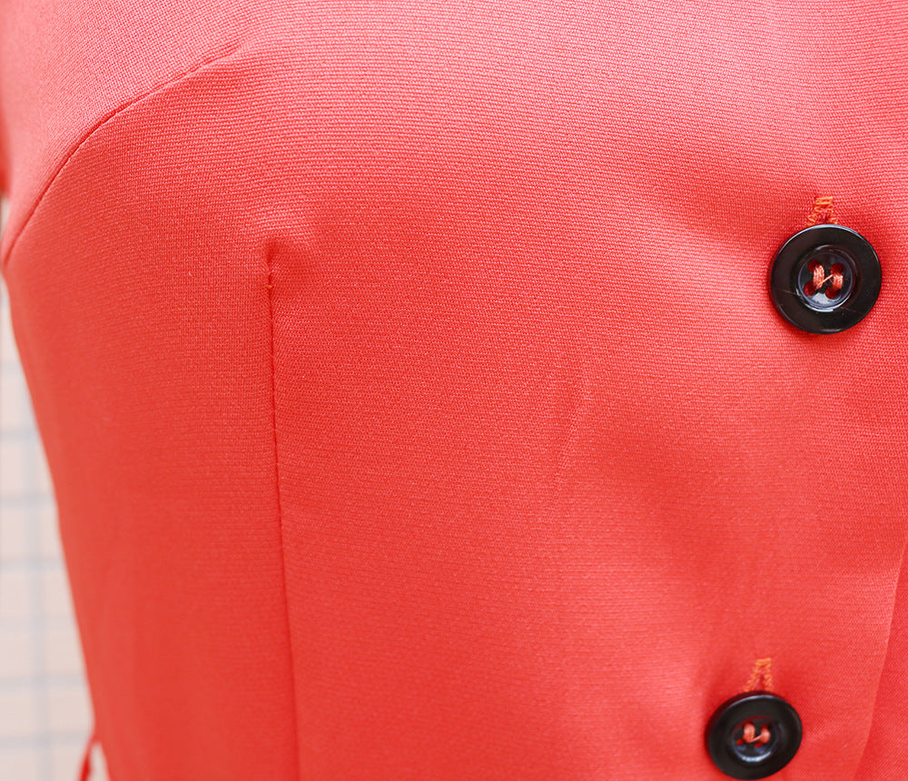 Women Career Sleeveless Jumpsuit 19