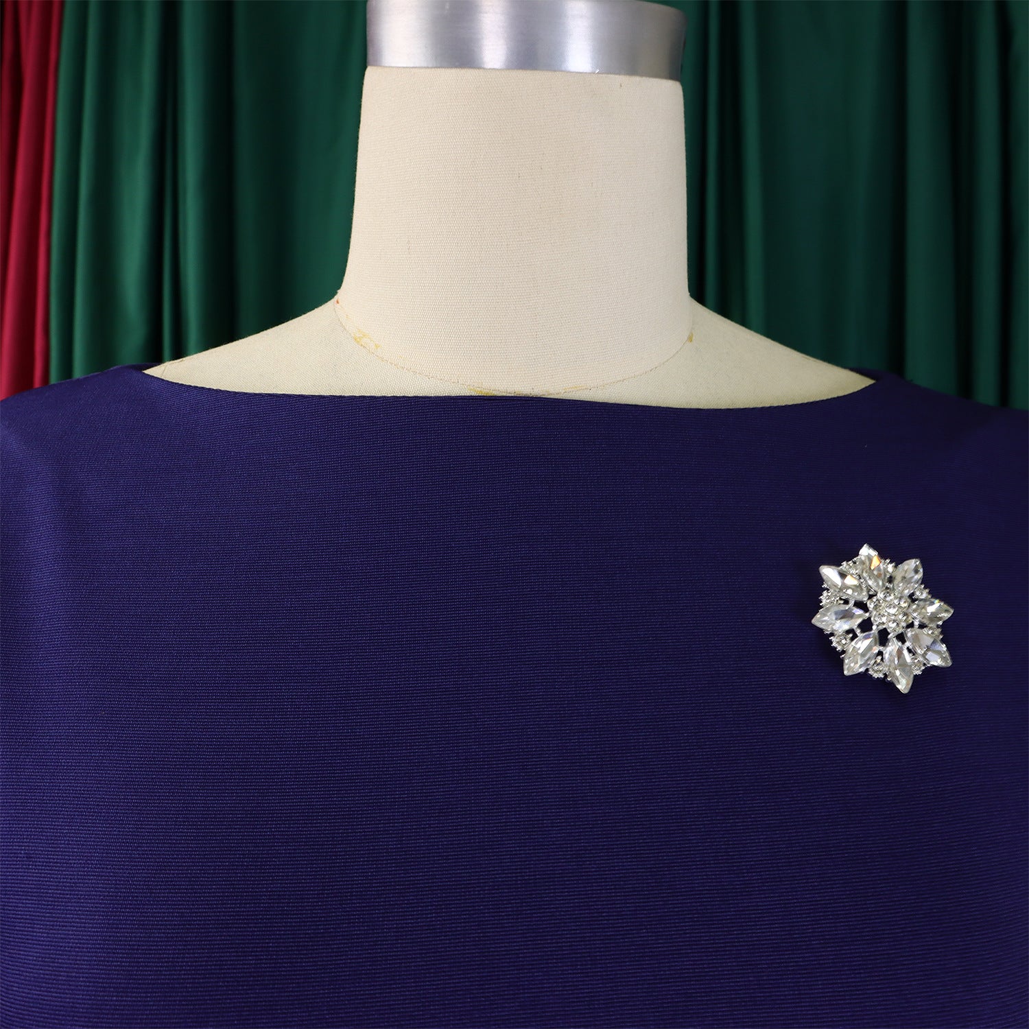 Plus Size African Round-Neck Short-Sleeve Chic Elegant Ol Bodycon Dress 22