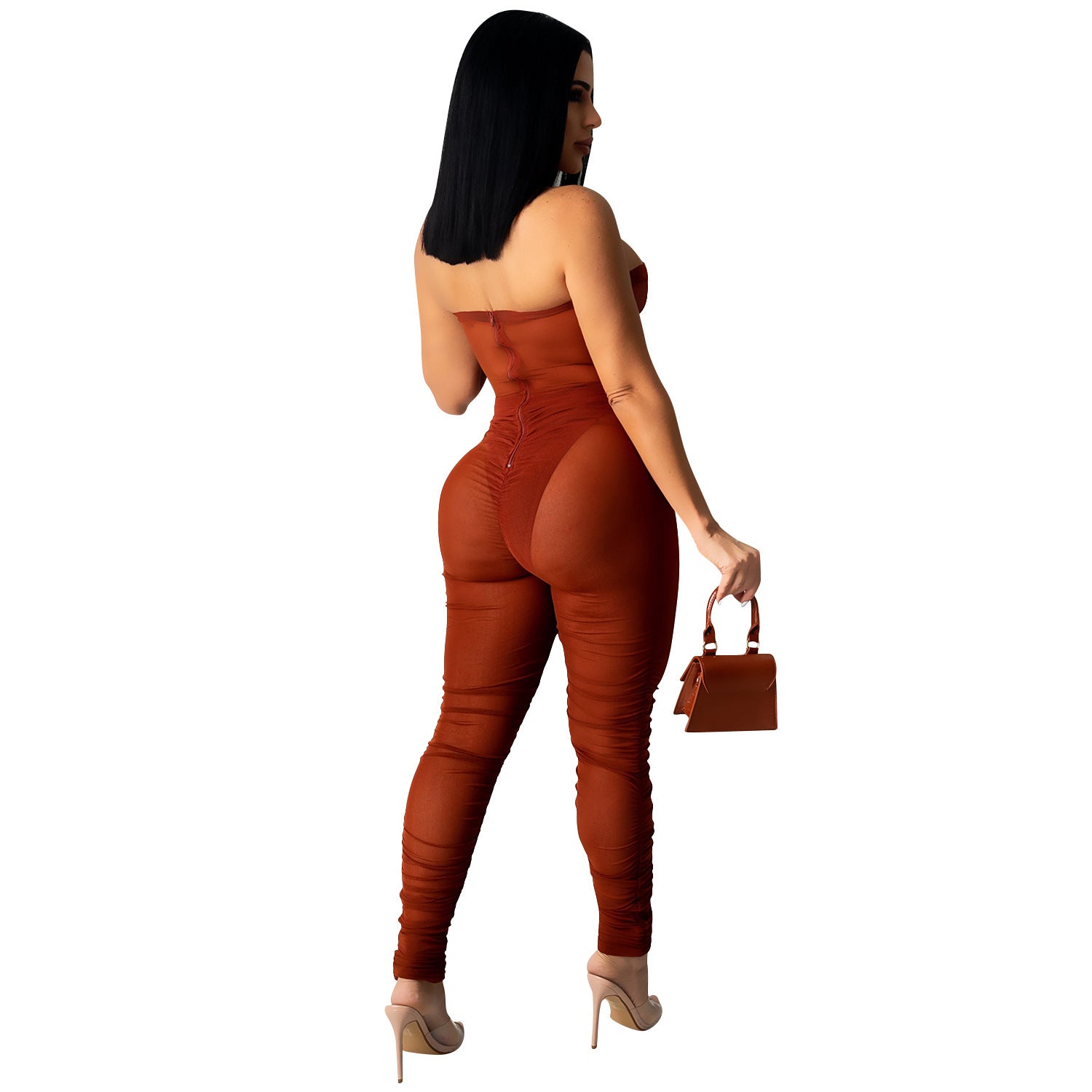 Women Sexy See-Through Jumpsuit 13