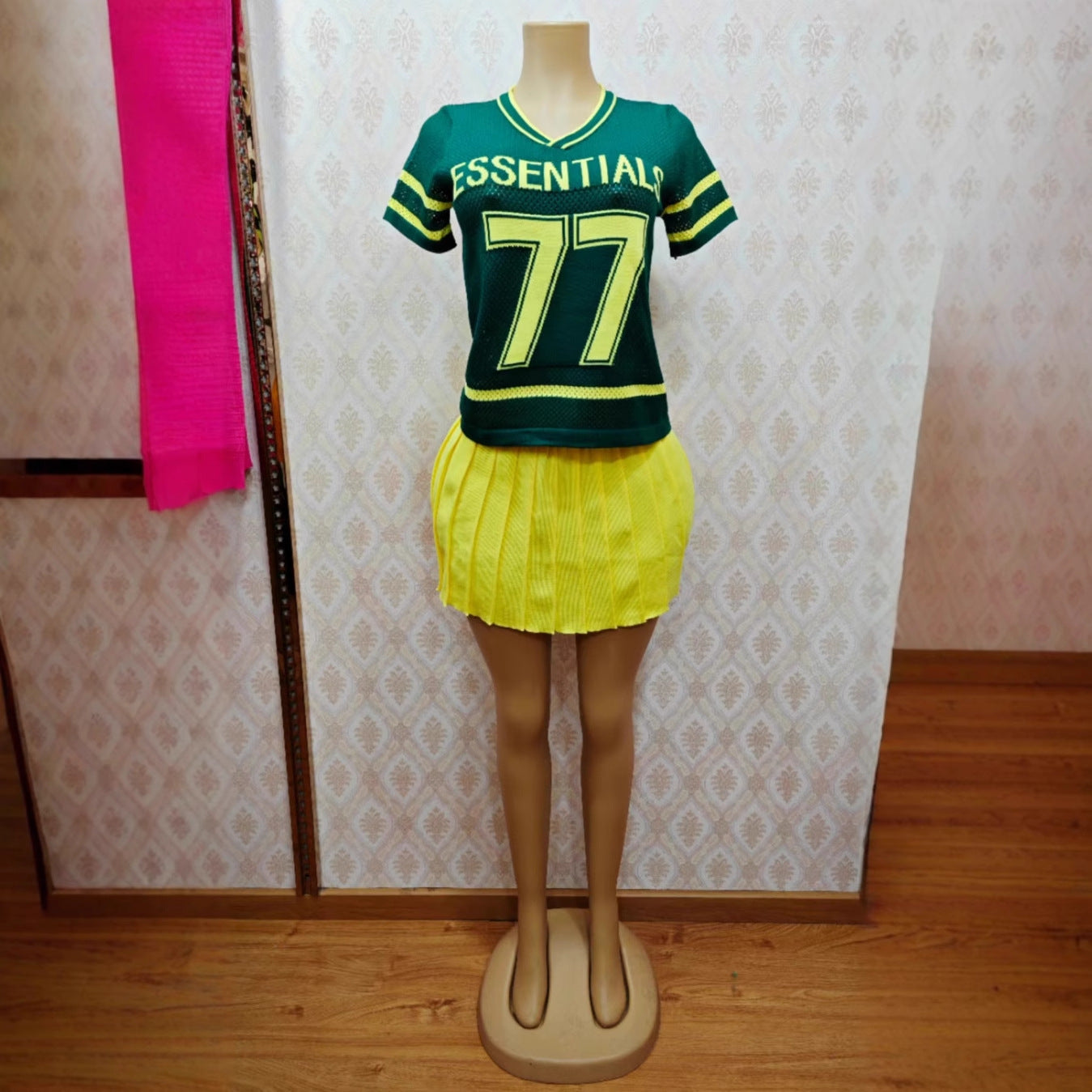 Women’s Trendy Knitted Top Mini Skirt Set 4