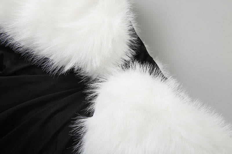 Women Autumn Furry Patchwork Jumpsuit 23