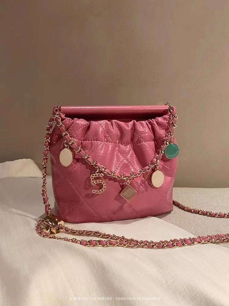 Women Bucket Bag Shoulder Messenger Bag 10