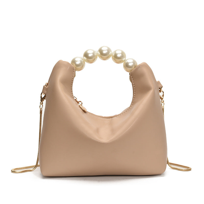 Women Pearl Handbag Chain Crossbody Bag 3