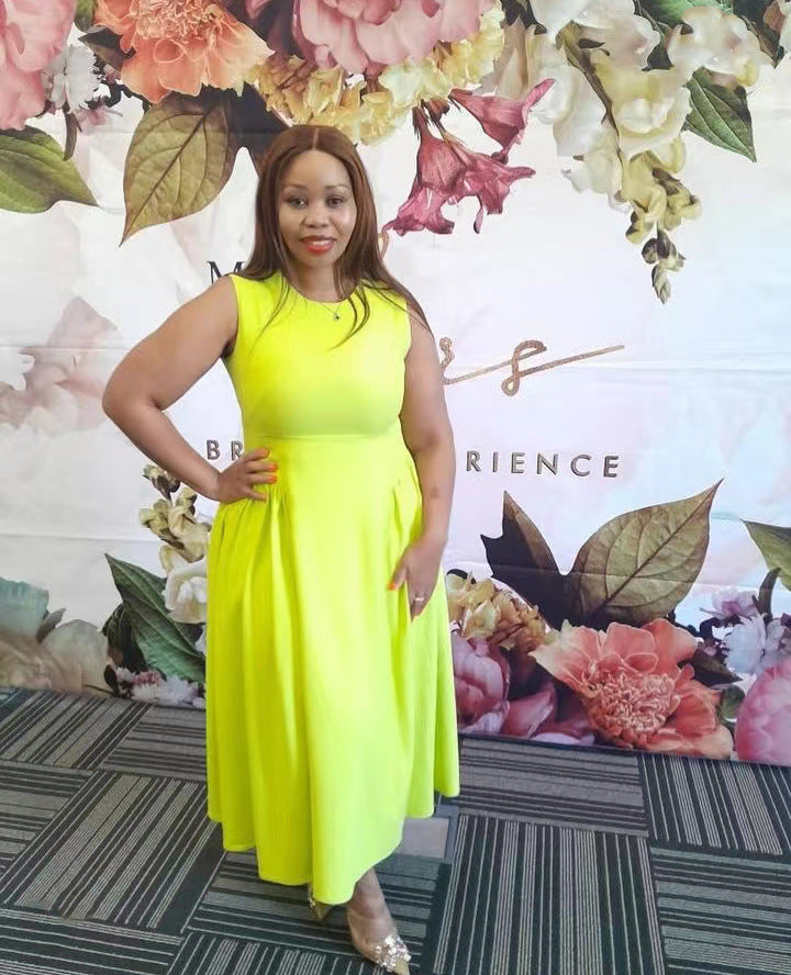 Summer Sleeveless Women's Loose A-Line Dress 4