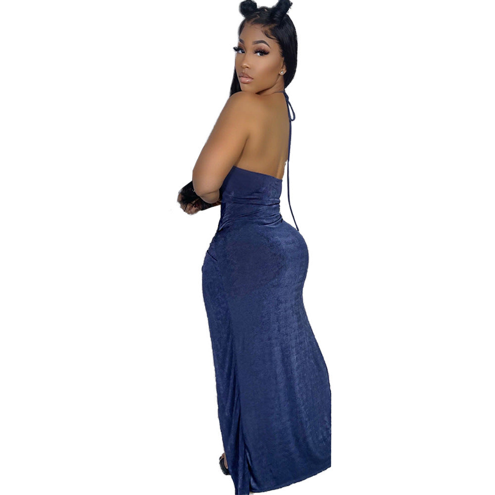 Women Sexy Backless Cut Out Slit Bodycon Dress 6