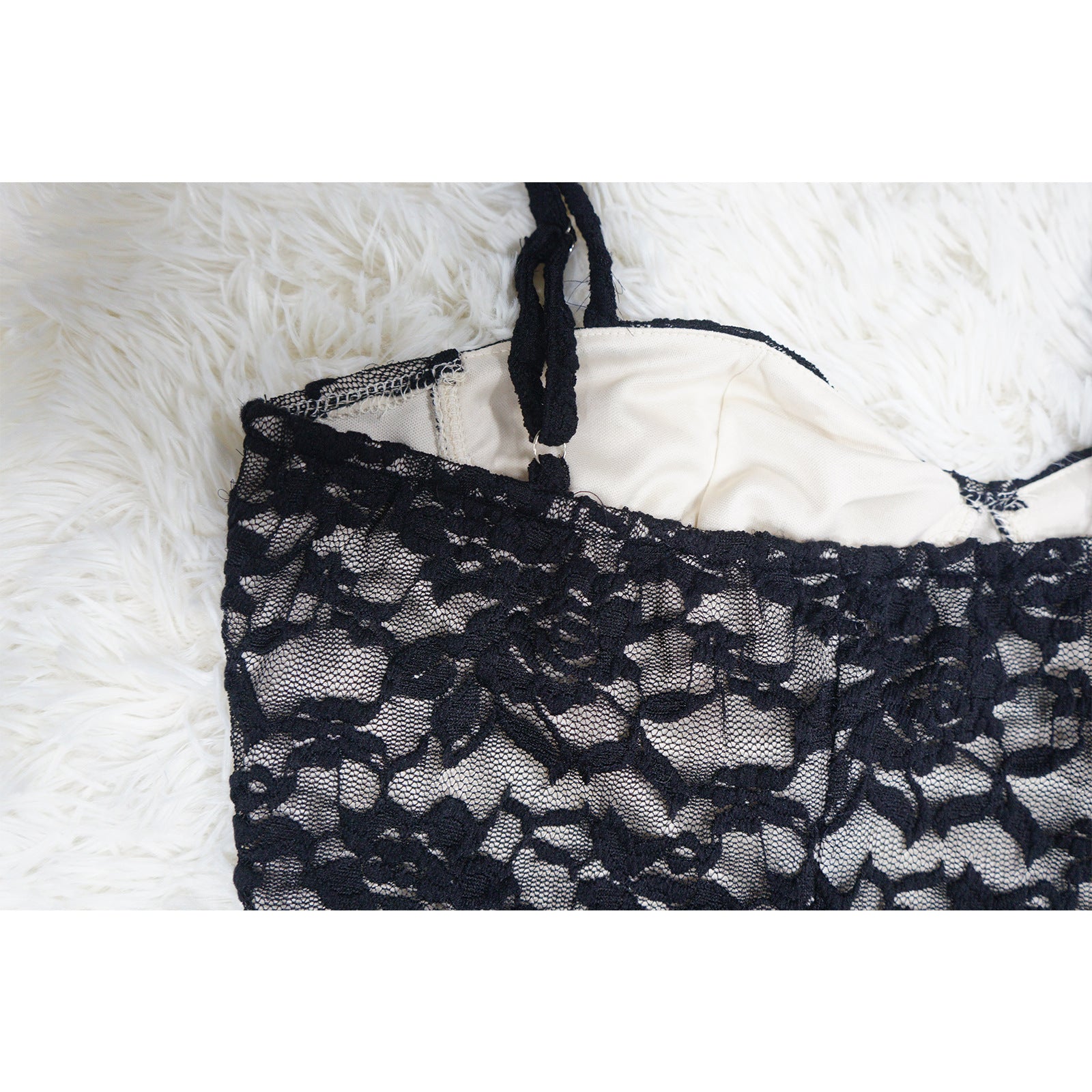 Women's Sexy Lace Strap Long Dress 17