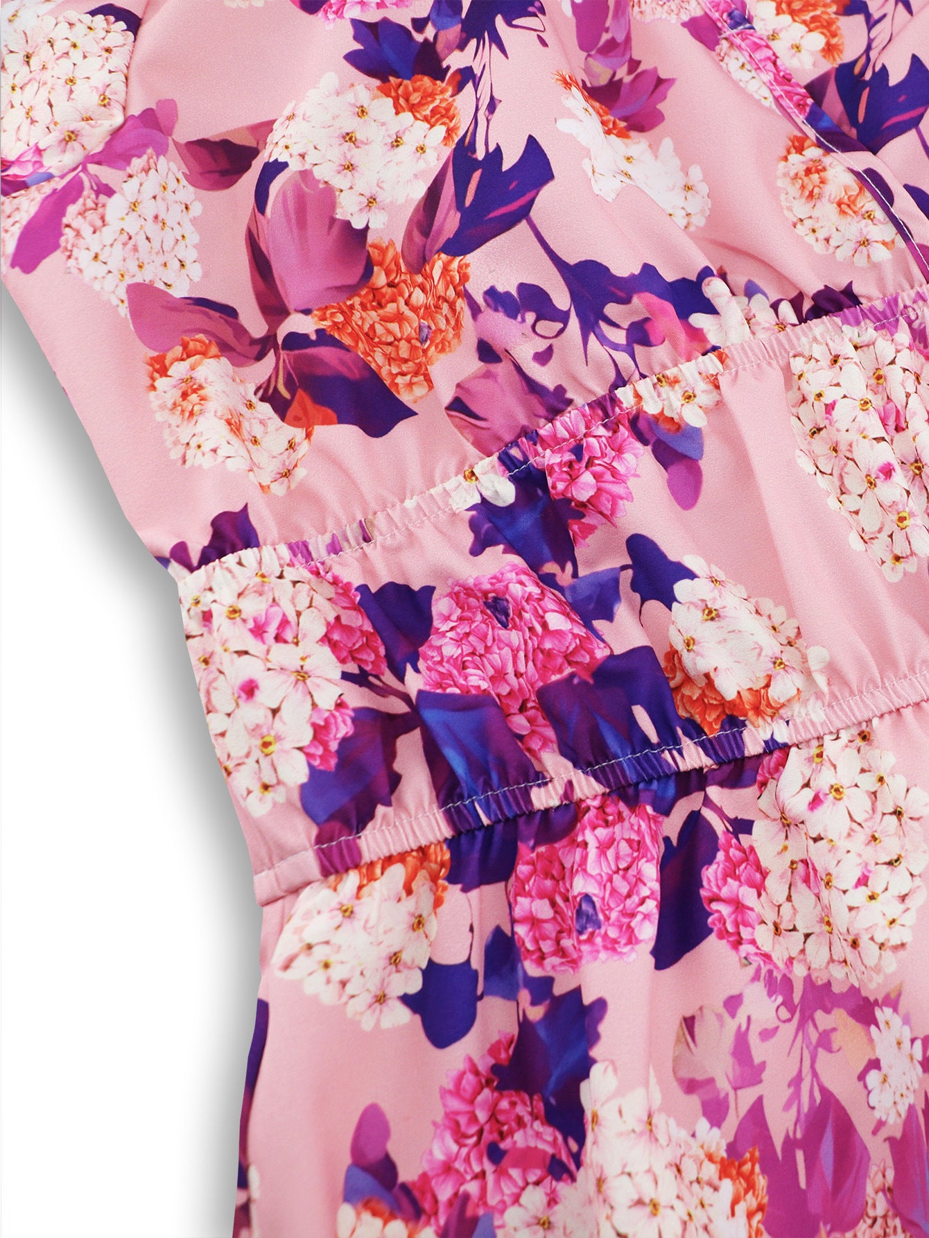 Women's Chic Print Slim Waist Long Sleeve Midi Casual Dress 39