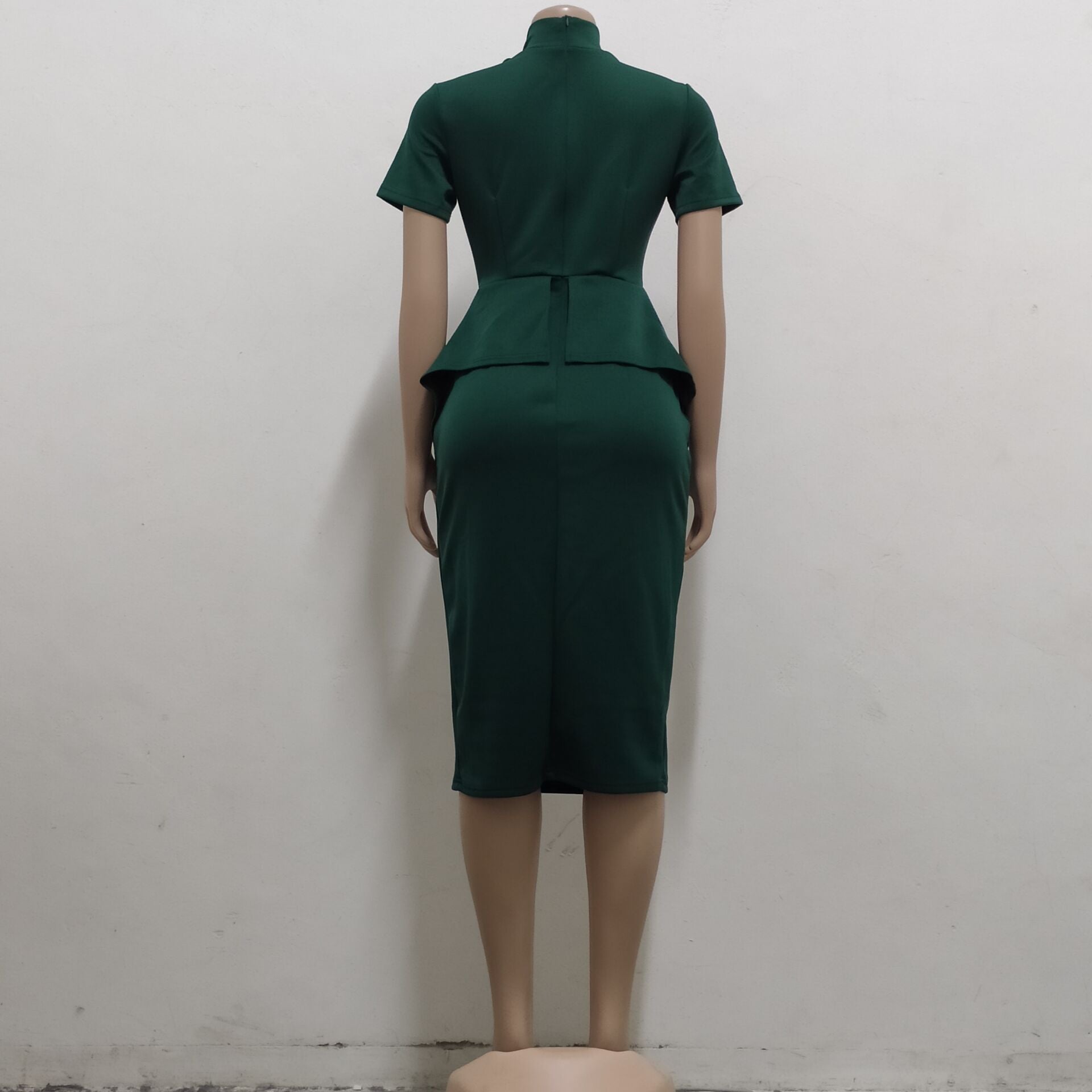 Women Sexy Bowknot Short-sleeved Bodycon Dress 31