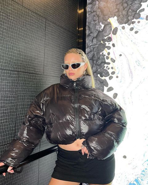 Autumn Winter Street Short Cotton-Padded Jacket Stand Collar Casual Zipper Coat 3