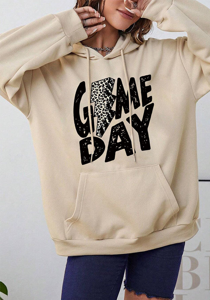 Plain Letter Graphic Oversized Plain Hoodies
