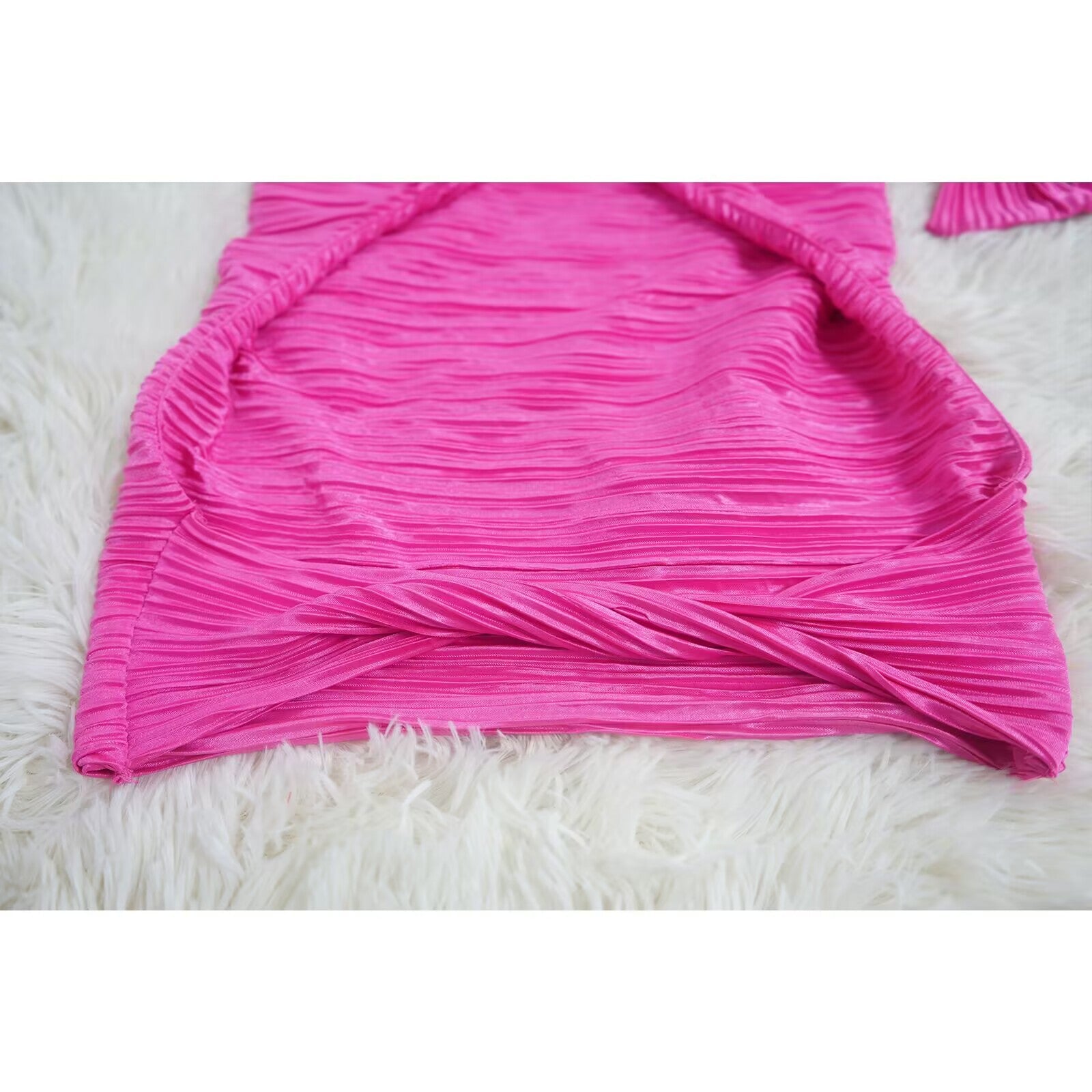 Fashion Women's Sexy Solid Color halter Sleeveless Low Back Top Pleated Pants two piece set 20