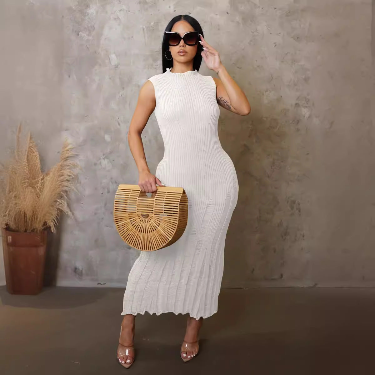 Women Beach Knitting Dress 6