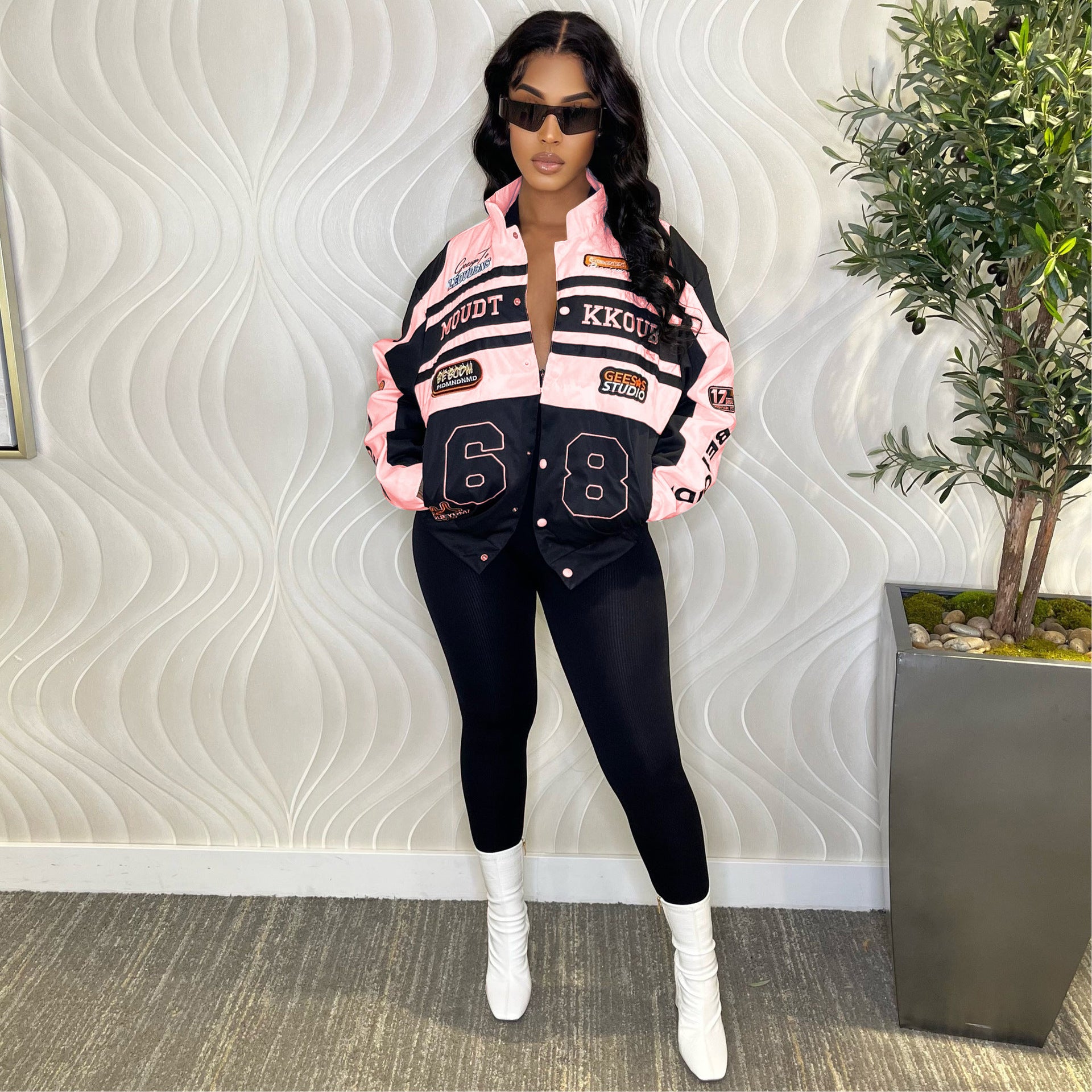 Women Detachable Print Jacket 10