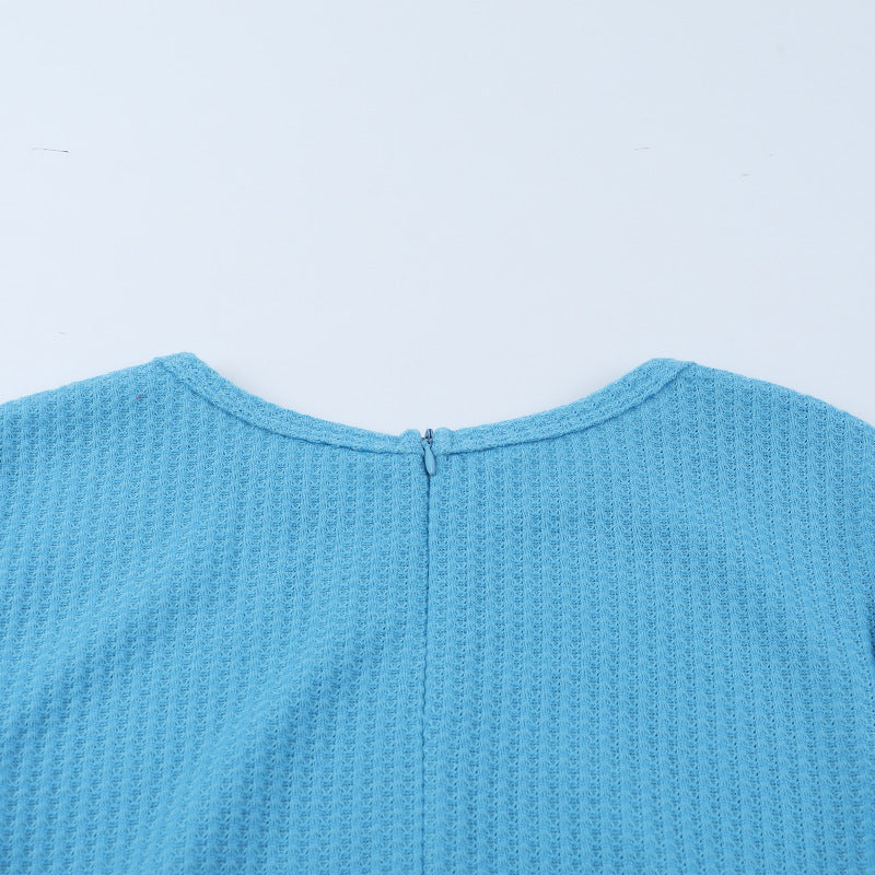 Women Fall Cutout Long-Sleeved Mini Dress 15