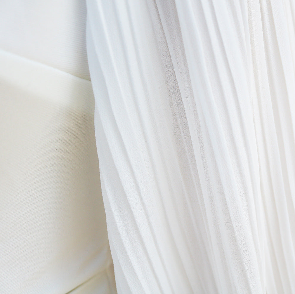 Autumn And Winter Chiffon Patchwork Long-Sleeved Women's Formal Jumpsuit 7