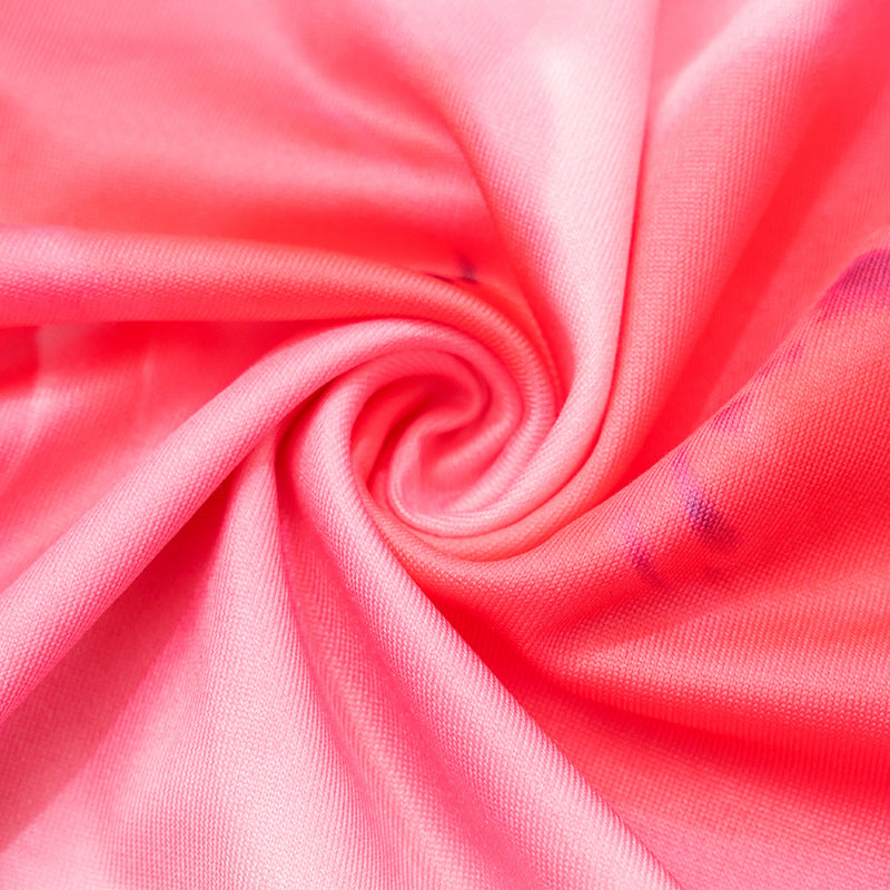 Women Summer Casual Printed Backless Strappy Fishtail Maxi Dress 16