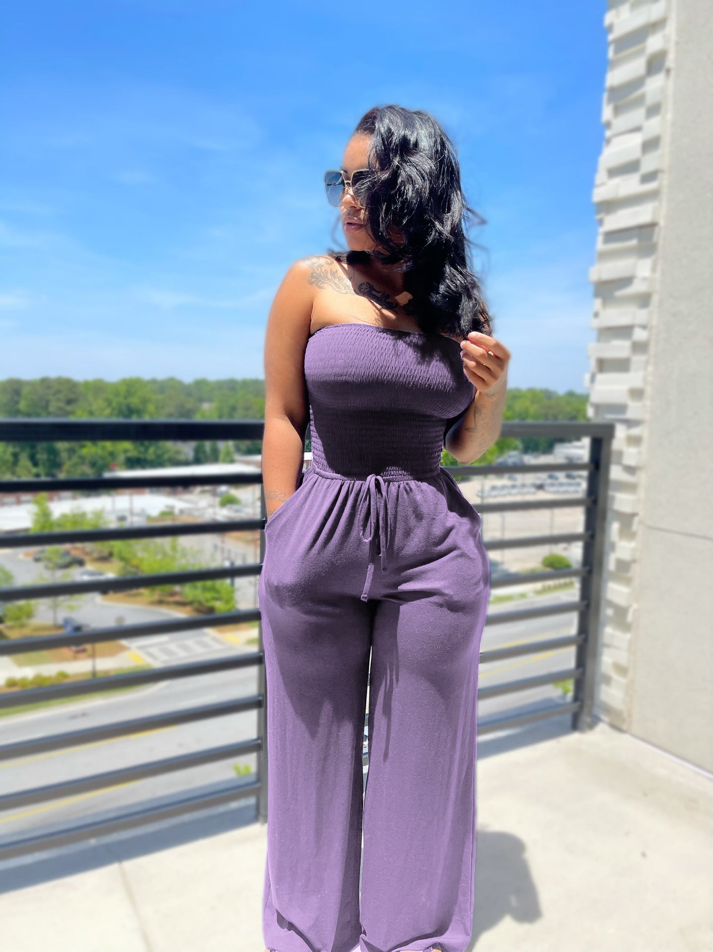 Women's Summer Sexy Casual Wide Leg Jumpsuit 17