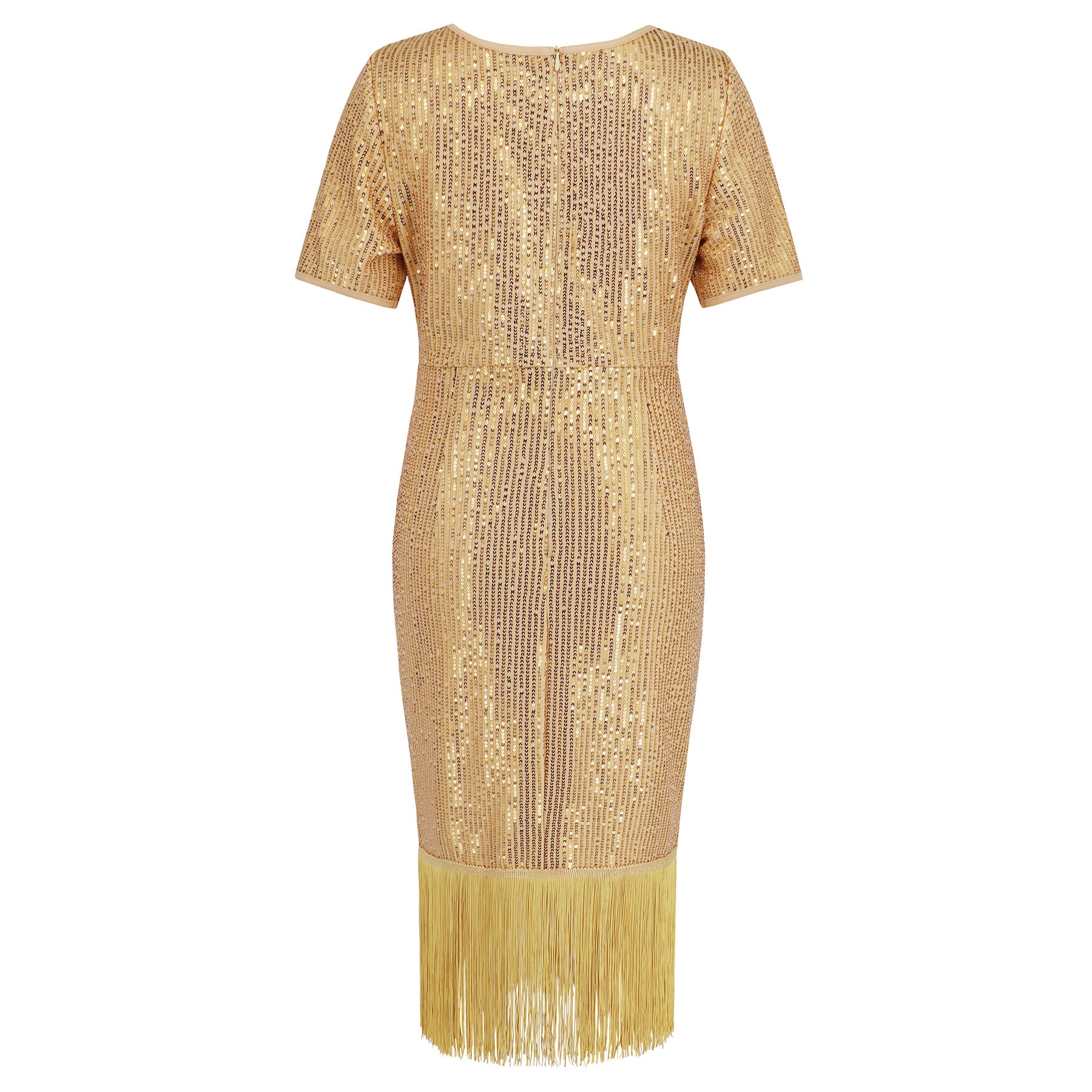 Women's Sequin Tassel Dress Sexy Party Long Gown 17