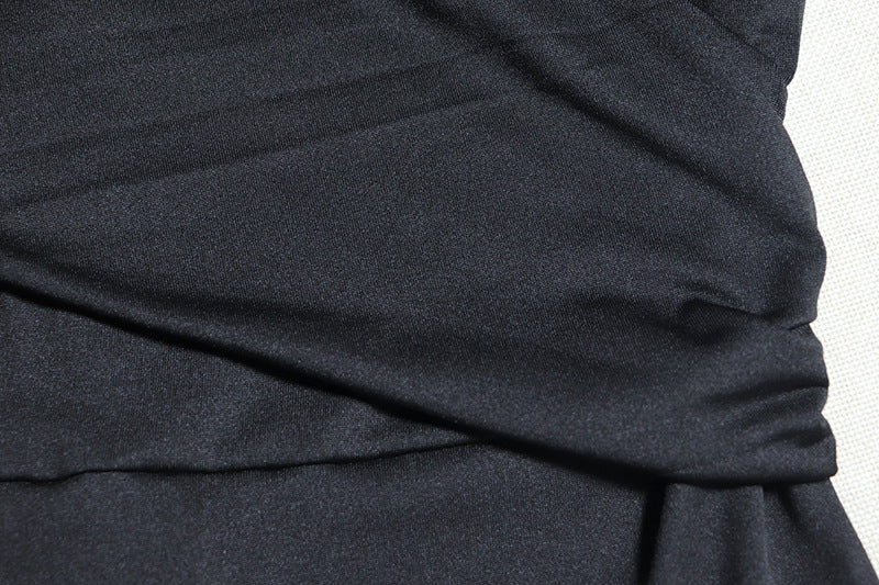 Sexy hollow solid color Round Neck long-sleeved Tight Fitting fitness Jumpsuit for women 14