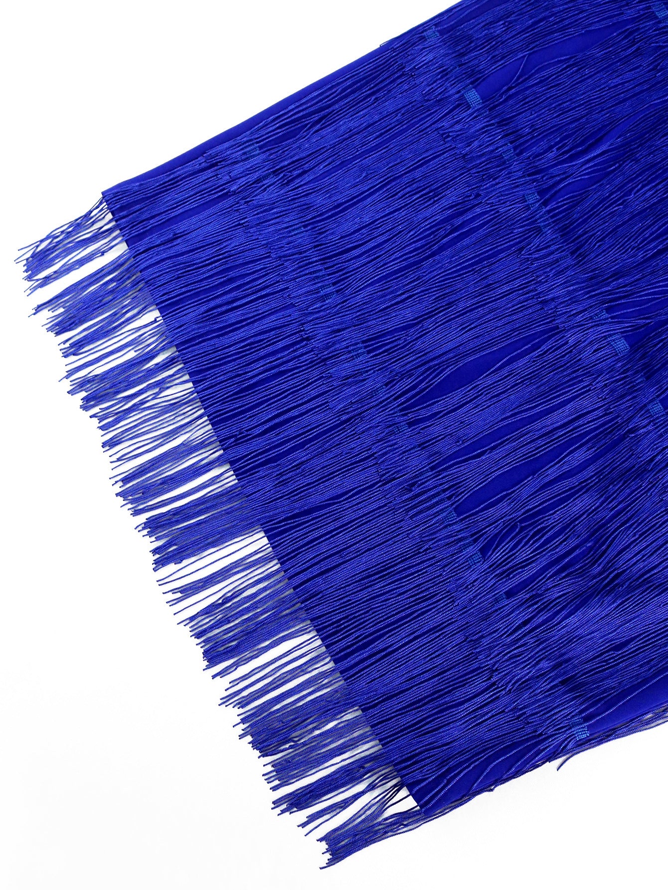 Women Elegant Square Neck Flowing Tassel Party Dresses 9