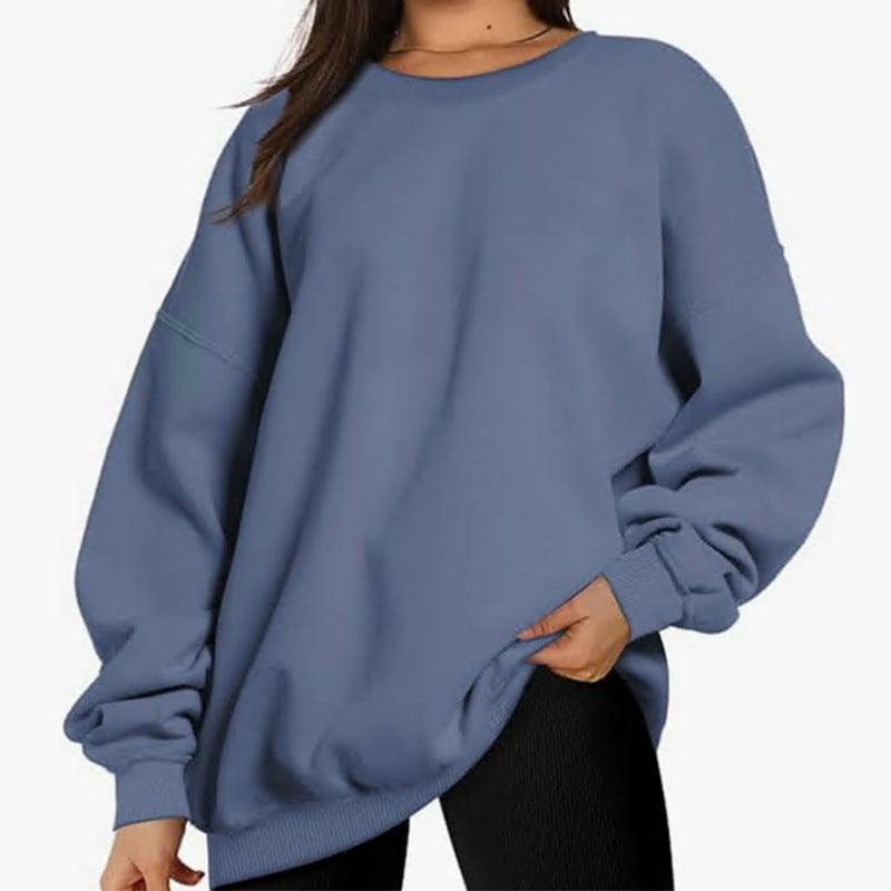 Women's Spring Casual Long Sleeve Tops Fashionable Loose T-Shirt 10