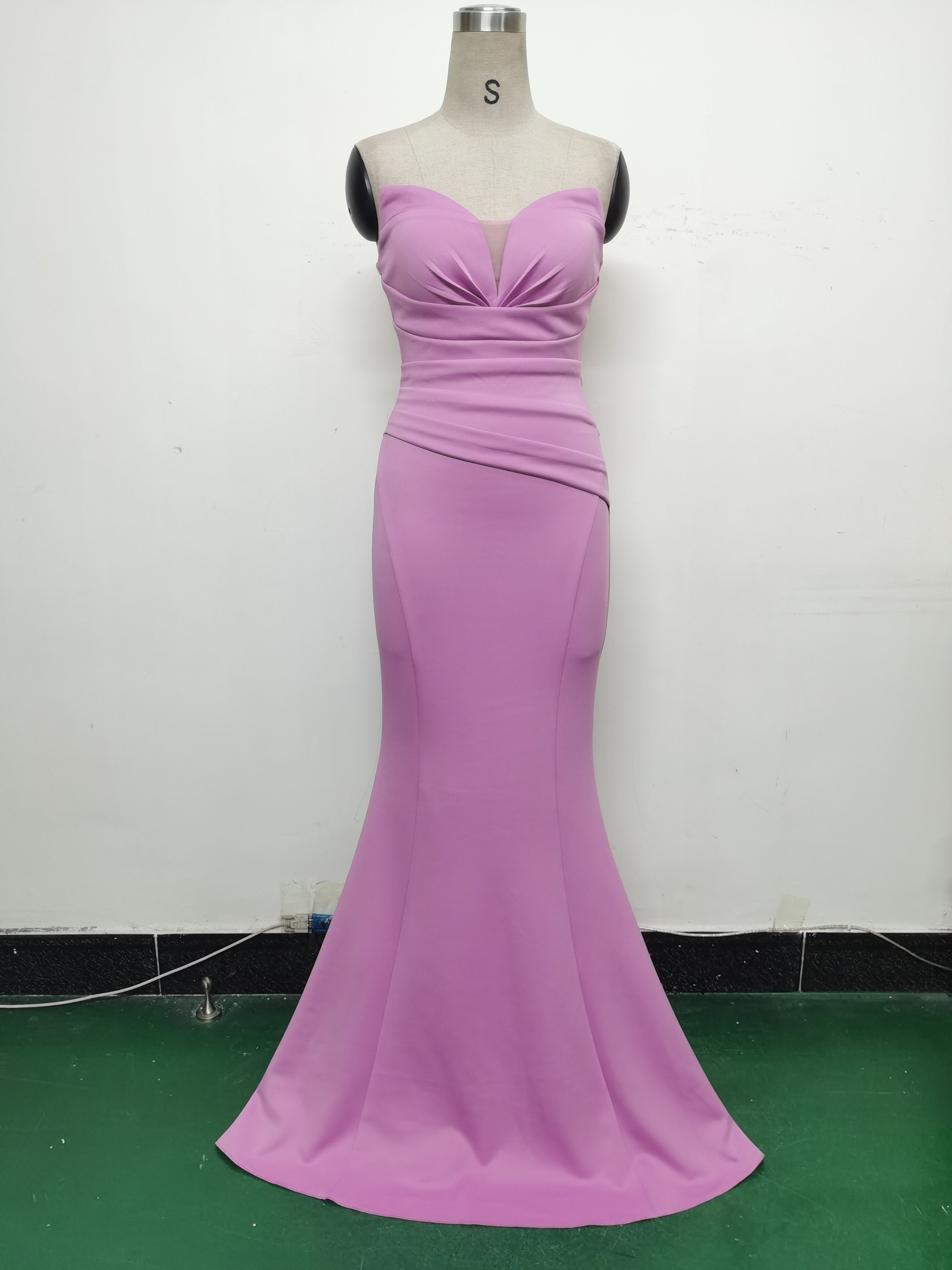 Women Sexy Off Shoulder Satin Evening Dress 28