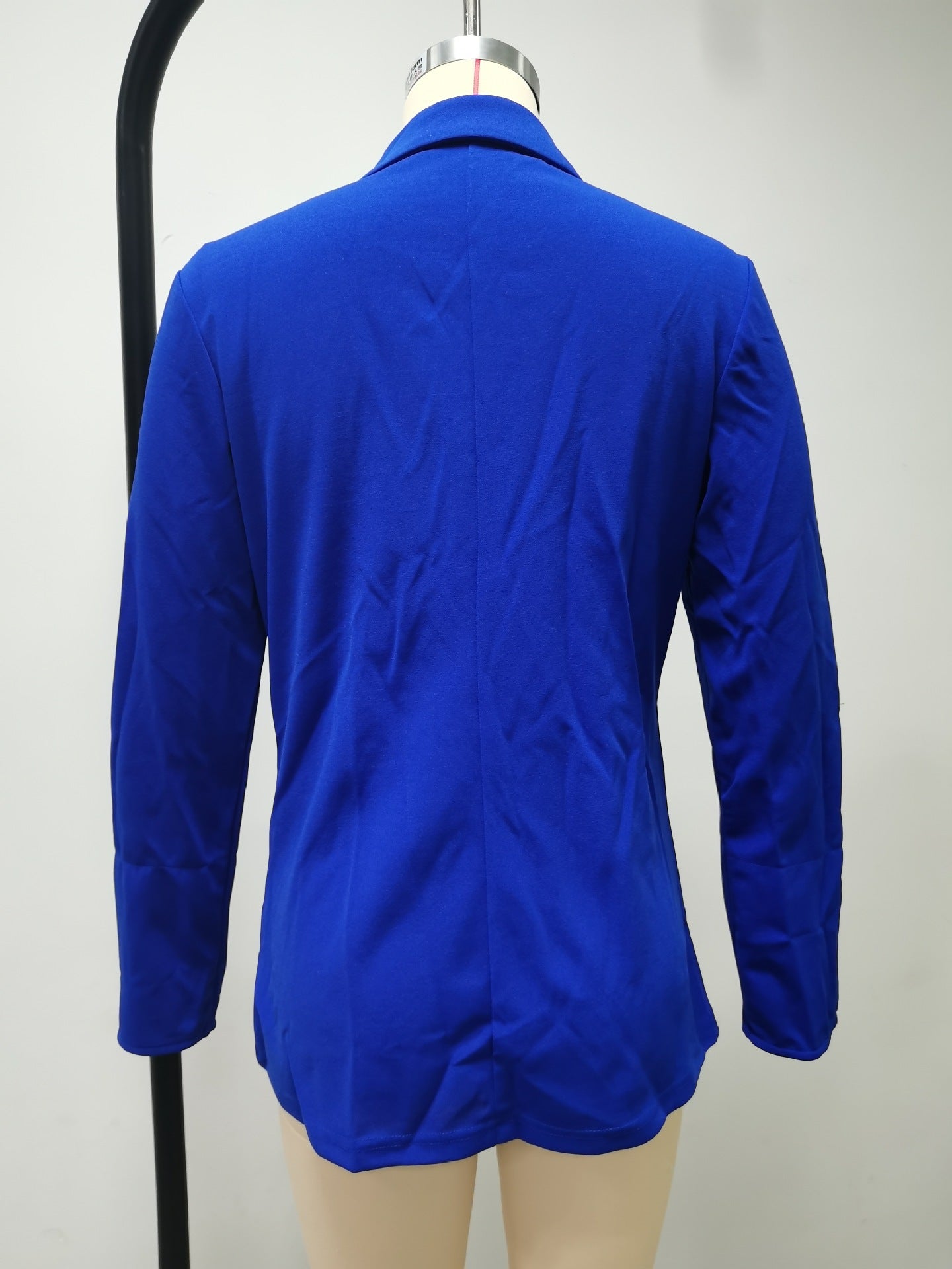 Autumn And Winter Fashion Patchwork Turndown Collar Slim Chic Blazer 19