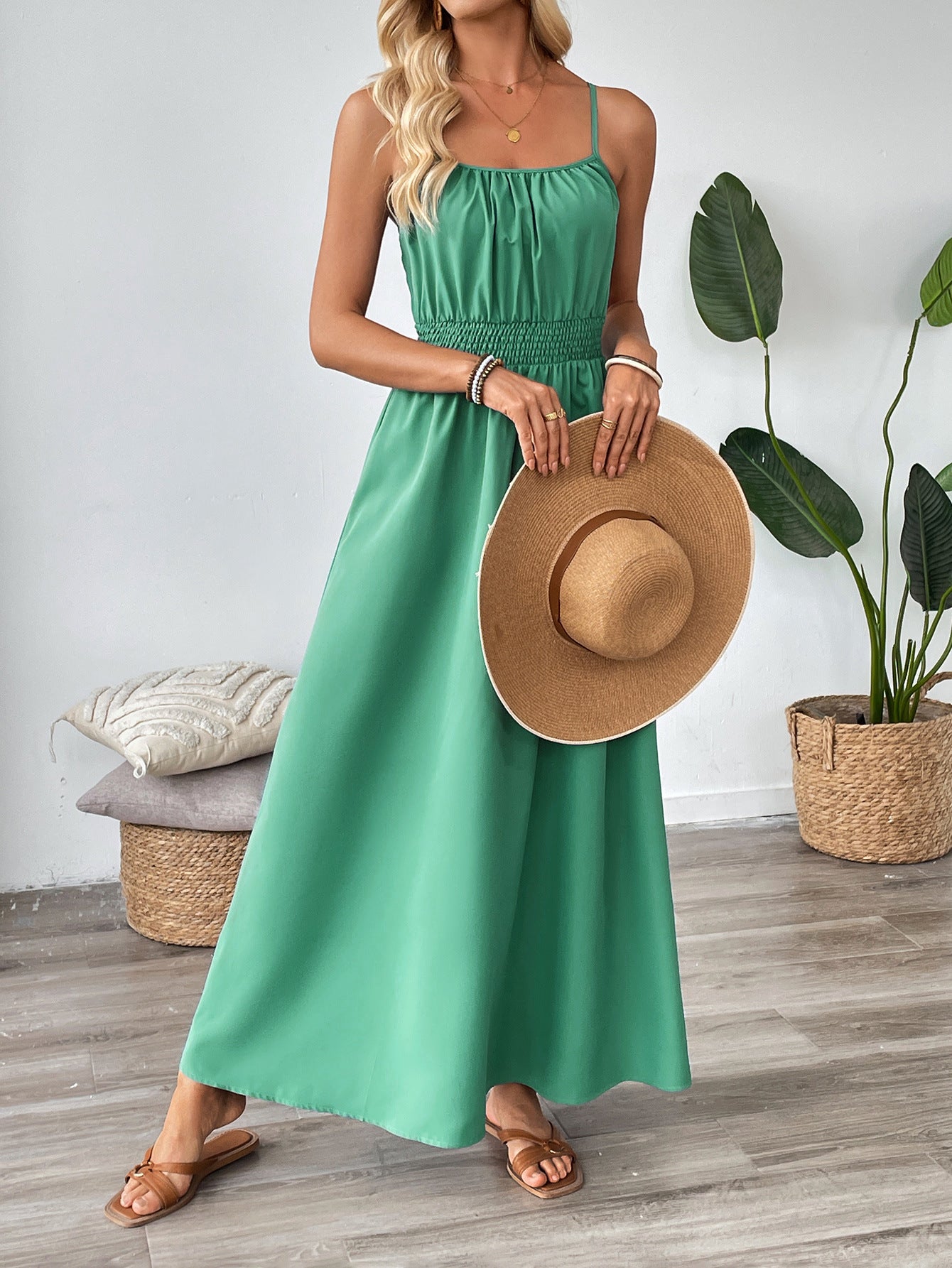 Women Summer Sleeveless Dress 5