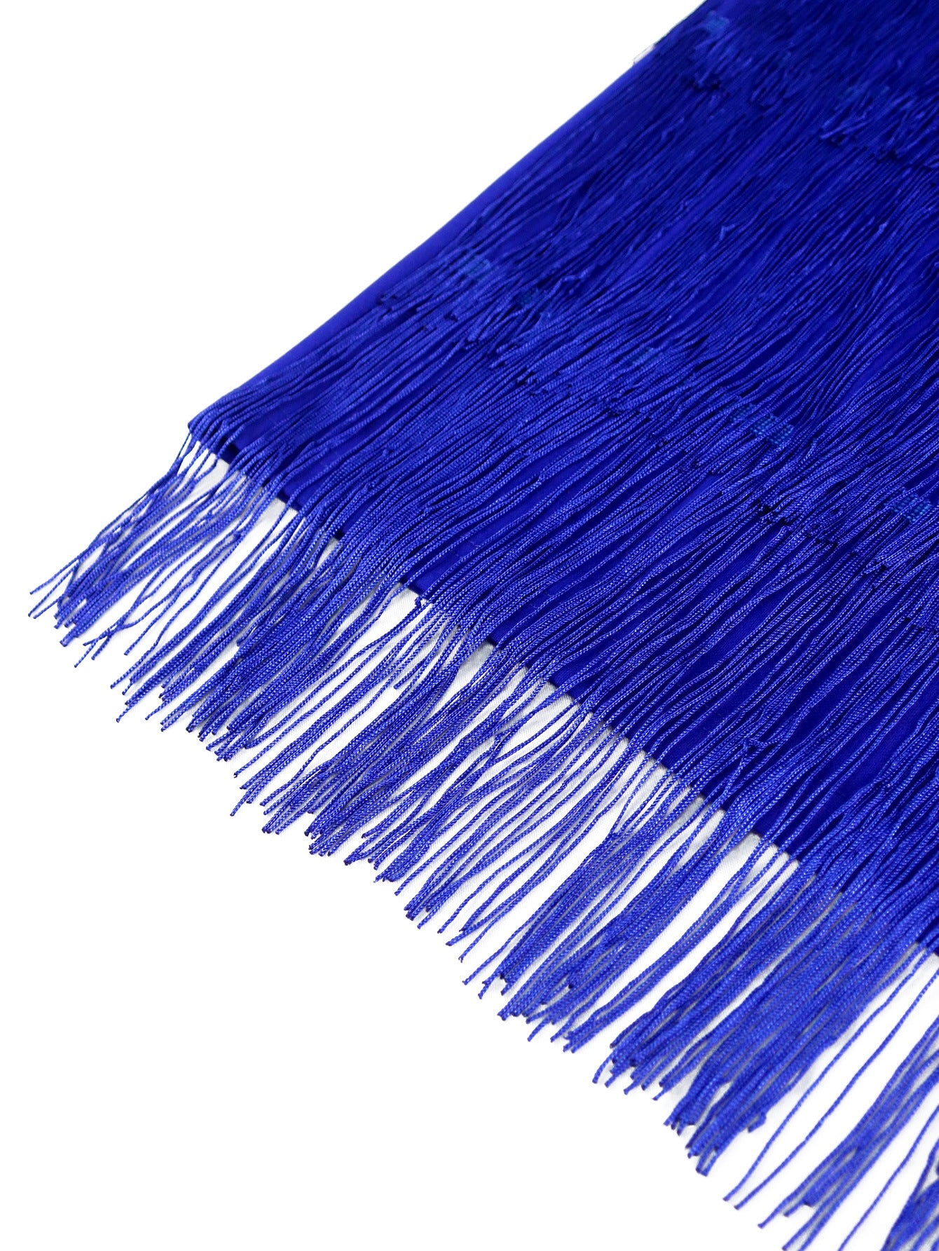 Women Elegant Square Neck Flowing Tassel Party Dresses 10