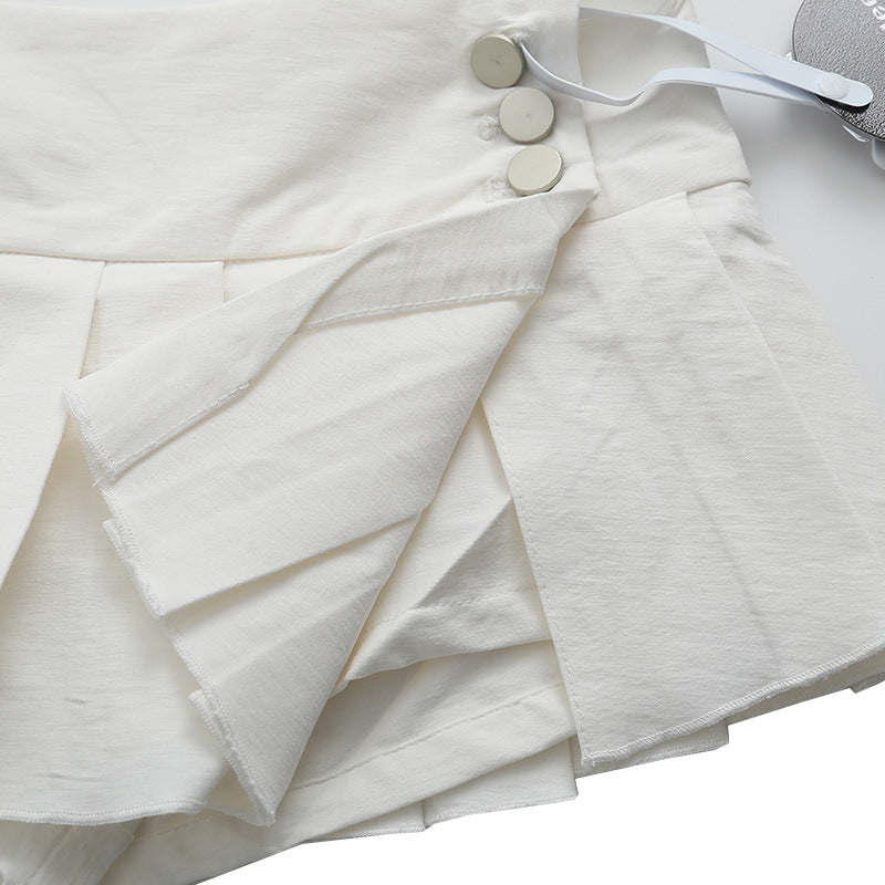 Women sexy pleated skirt 11