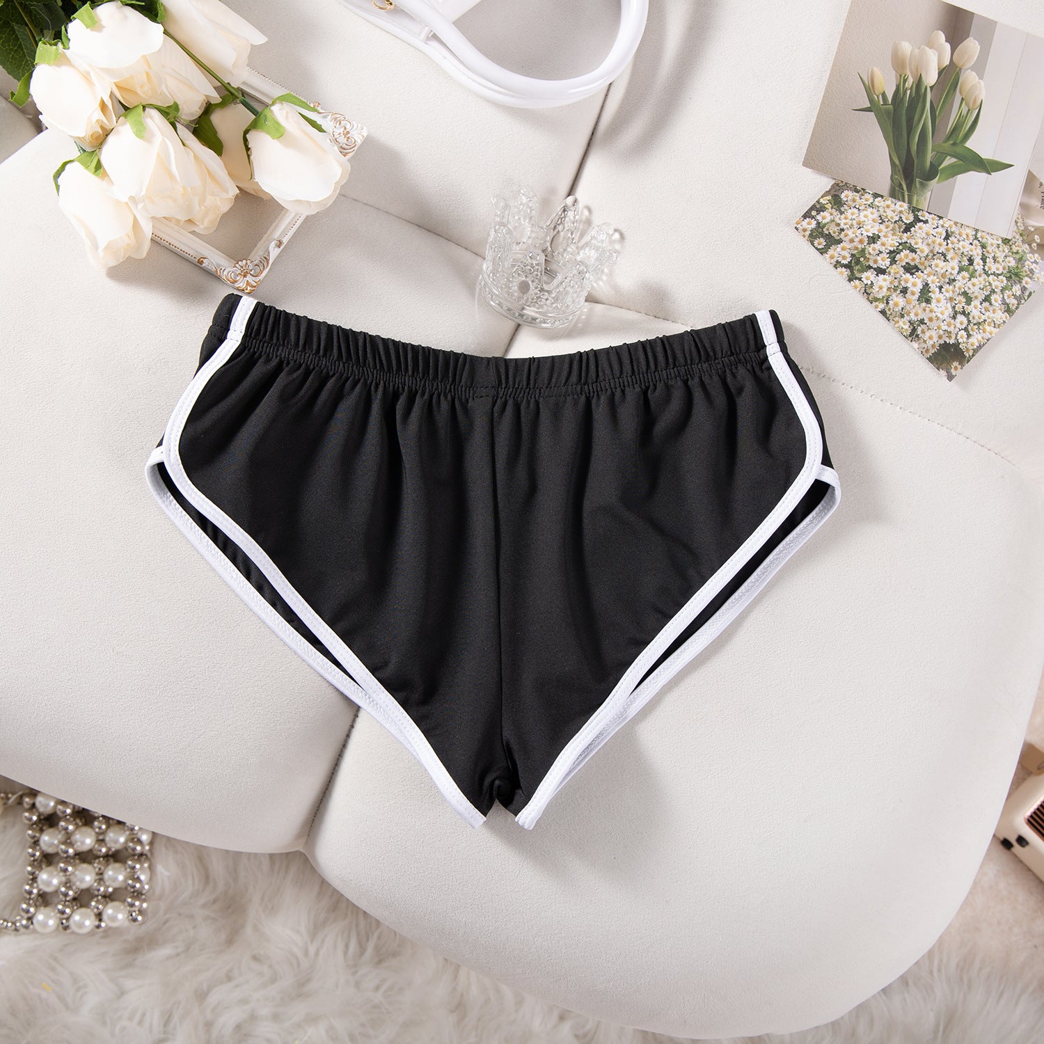 Summer Women's Sexy Running Stretch Sports Yoga Fitness Shorts 89