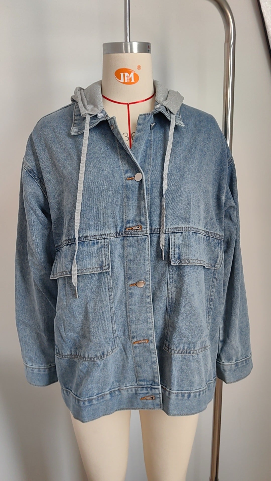 Women Retro Classic Loose Denim Casual Jacket 41