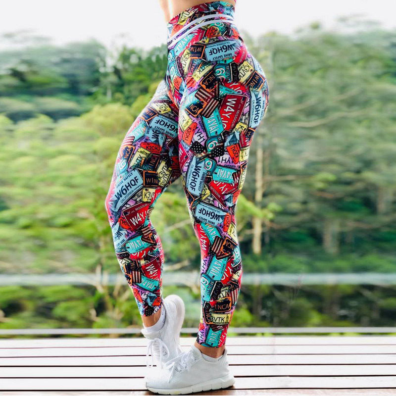 Print Women's Yoga Pants Yoga Wear 37
