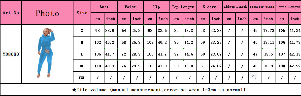 Women's Fashion Casual Velvet Hooded Two-Piece Set 11