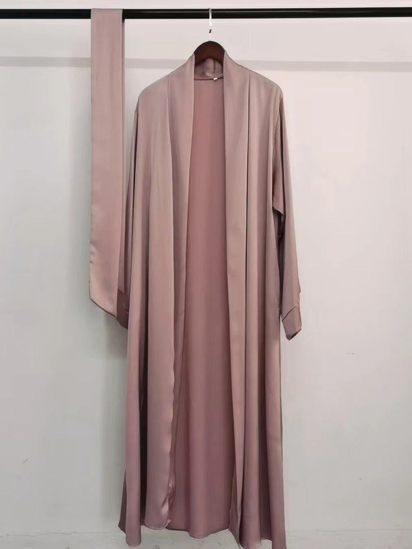 Solid Color Elegant Robe Cardigan 9